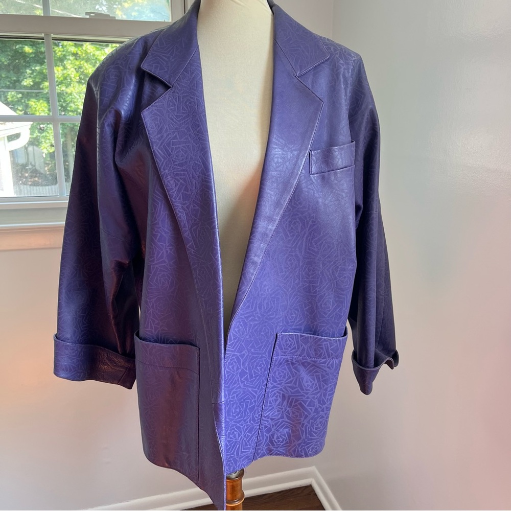 Vintage Saks Purple Women's Jacket